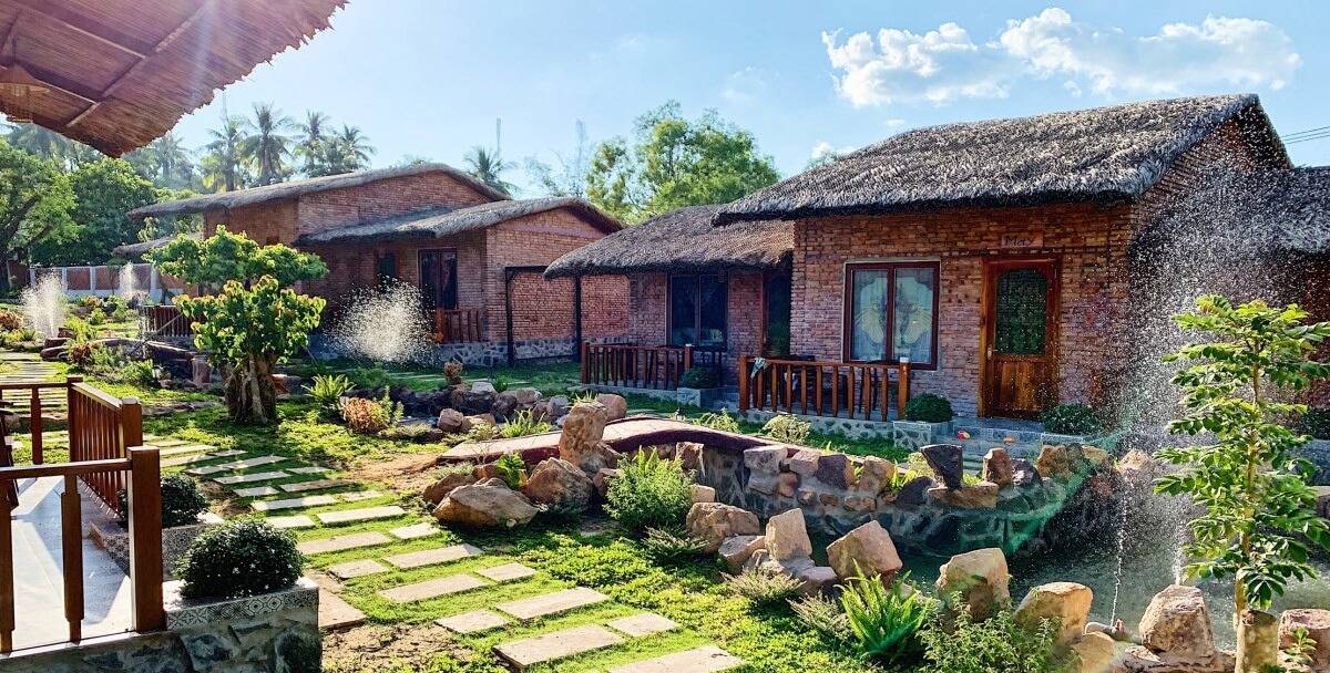 Thiet ke thi cong canh quan homestay san vuon gan gui voi thien nhien